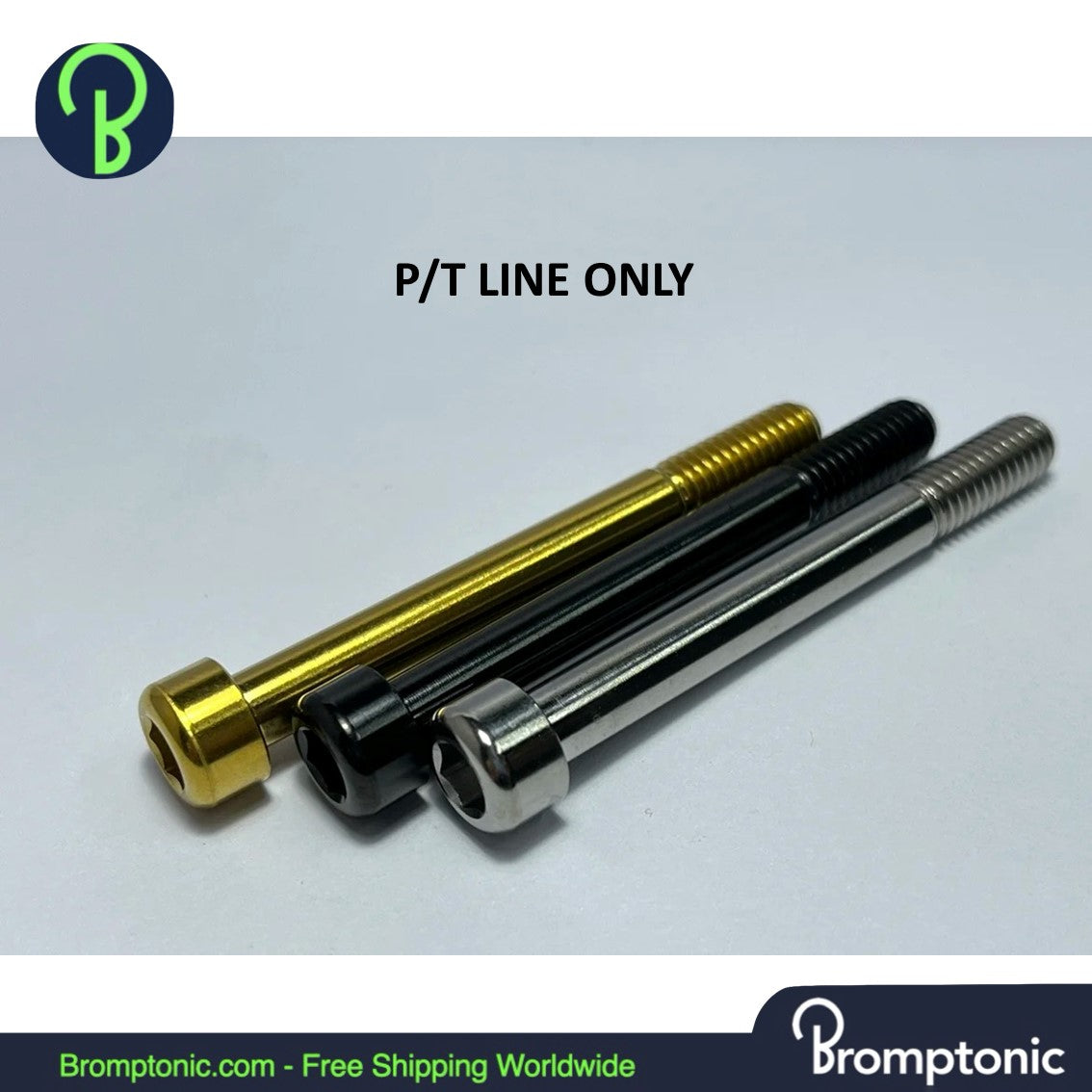 Abrazadera de tija de sillín Brompton de aleación de titanio para P Line T Line