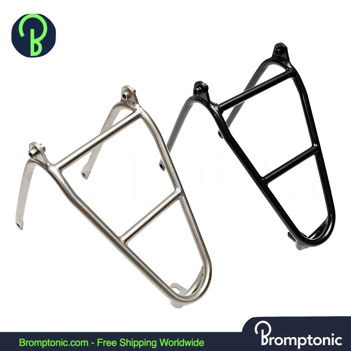 Brompton Ultra-Light Titanium Q-Rack Portaequipajes trasero para línea A/C/P/T