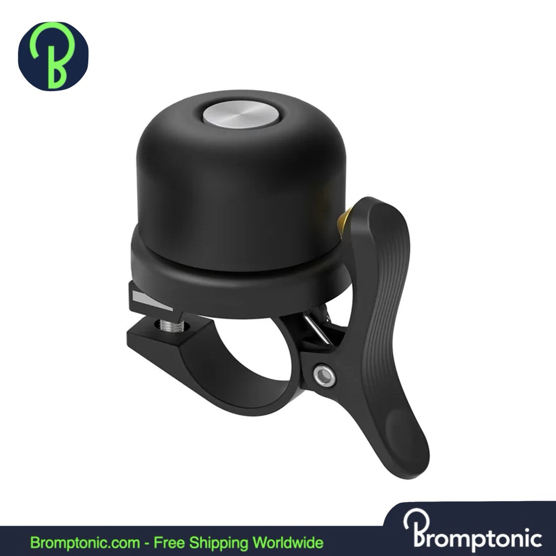 Brompton Bicycle Bell with GPS Holder for AirTag