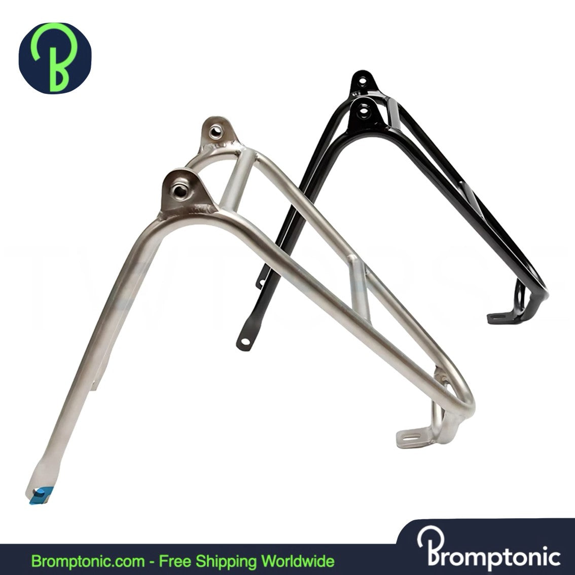 Brompton Ultra-Light Titanium Q-Rack Portaequipajes trasero para línea A/C/P/T