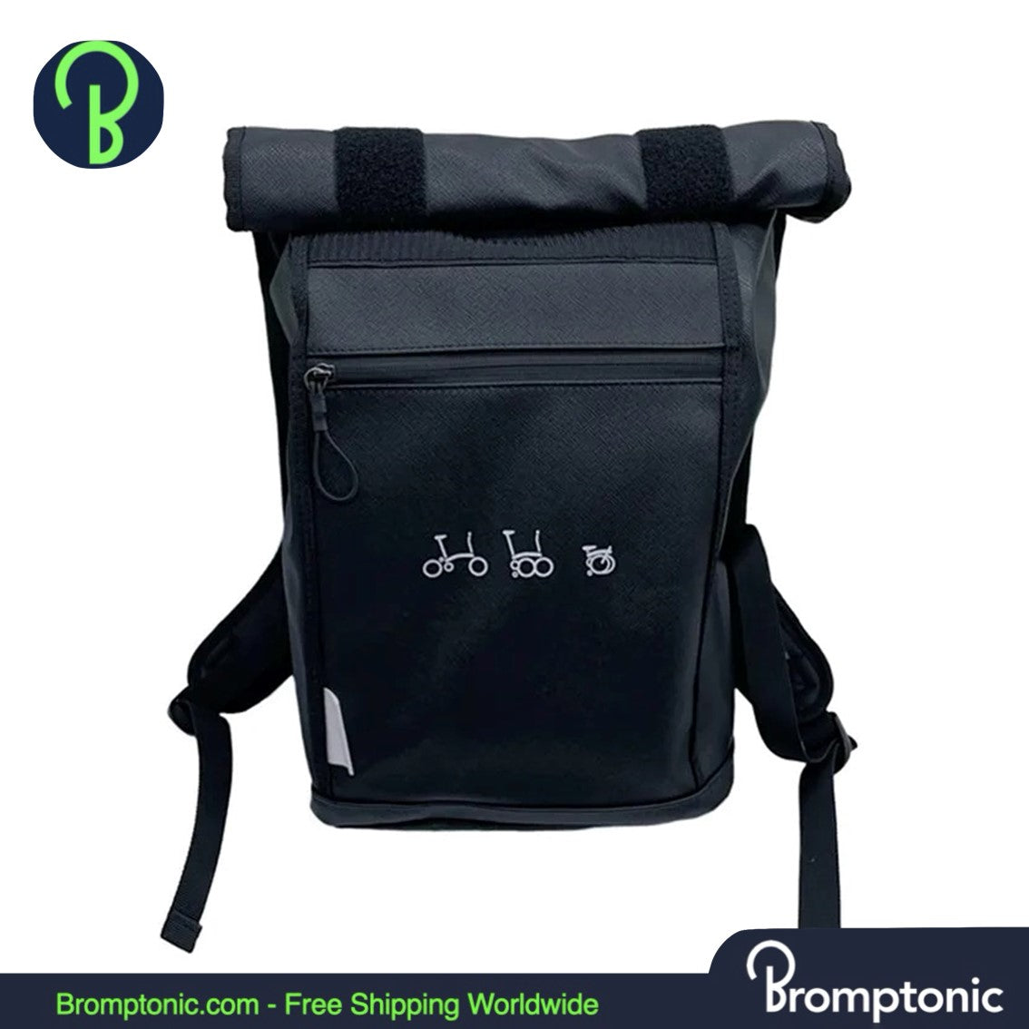 Brompton Front Carrier Bag & Backpack with Aluminum Mount