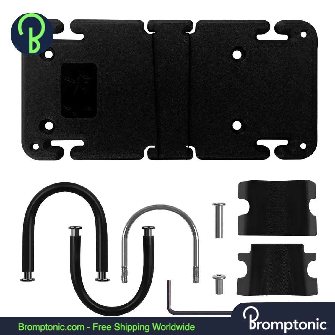 Placa de extensión para portaequipaje multifuncional para bicicleta plegable Brompton