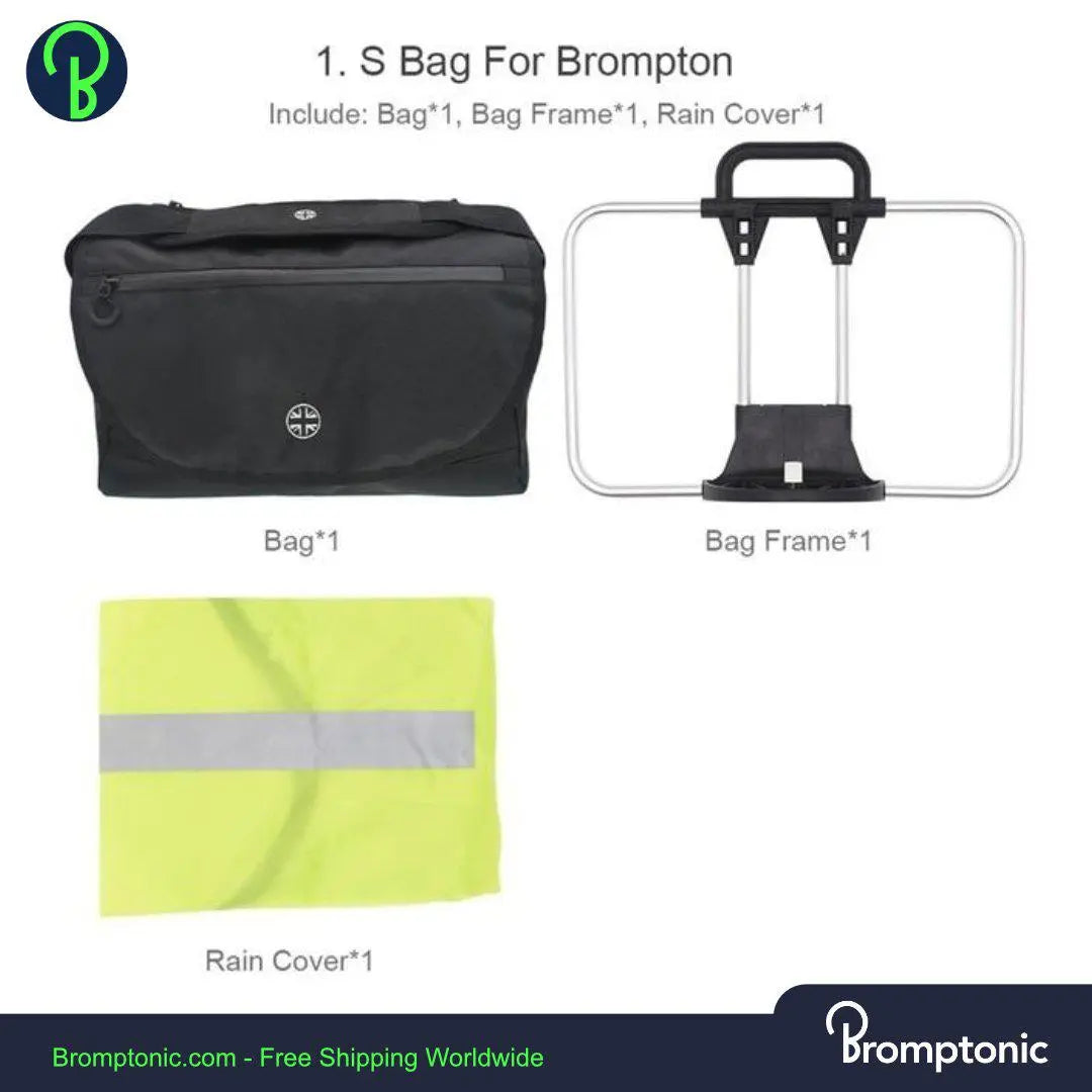 Brompton S Bag with British Flag - 1 S Bag For Brompton